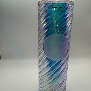 Starbucks Blue and Purple Swirl Tumbler